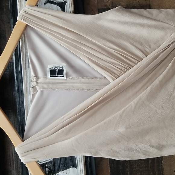 Tadashi Evening Gown, Champagne color, size 6 - Picture 4 of 6